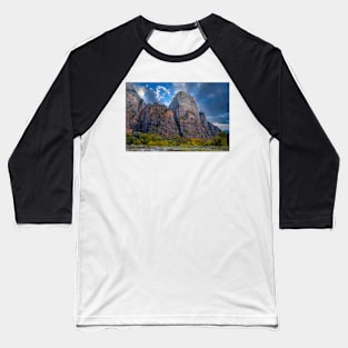 The Great White Throne, Zion National Park Baseball T-Shirt